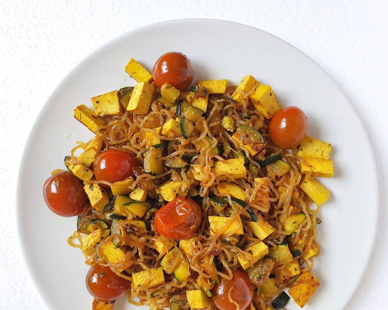 Revuelto vegano rápido